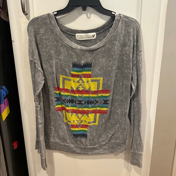 Vintage Tops - Vintage Gray Havana Graphic Tee